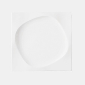 파라곤 쉘본 젠사각 양식 접시 4size